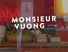 Tablet Screenshot of monsieurvuong.de